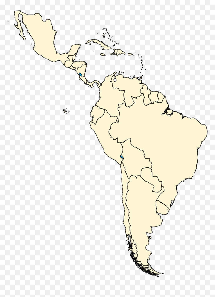 Introduction To World Politics - Map, HD Png Download - america outline png