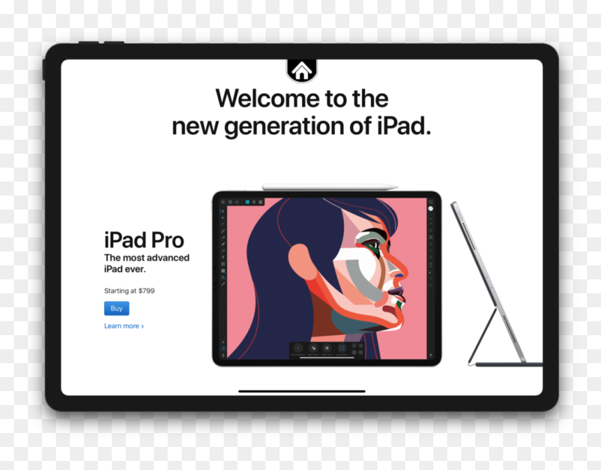 Homebutton - Ipad Pro 16 Inch, HD Png Download - refresh button png