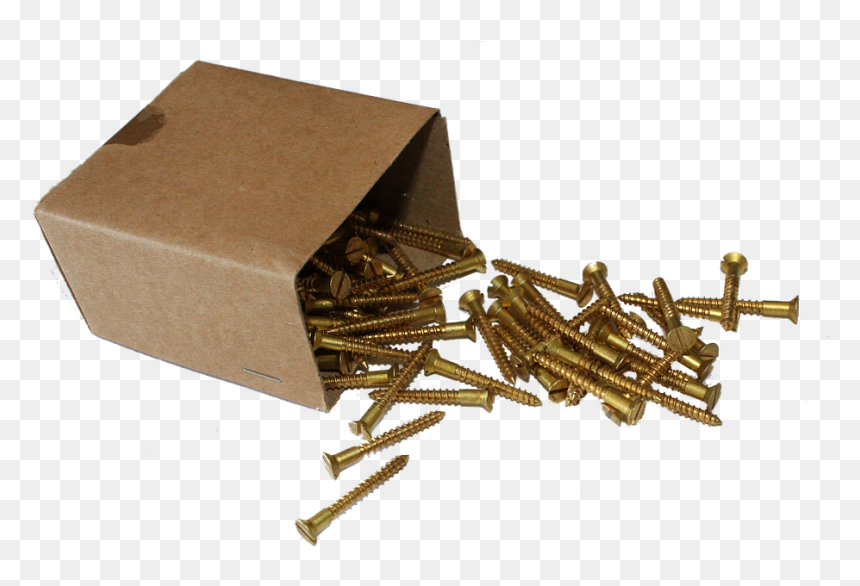 Box Screw Png, Transparent Png - metal screw head png
