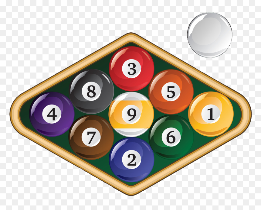 Rack, HD Png Download - 9 ball png