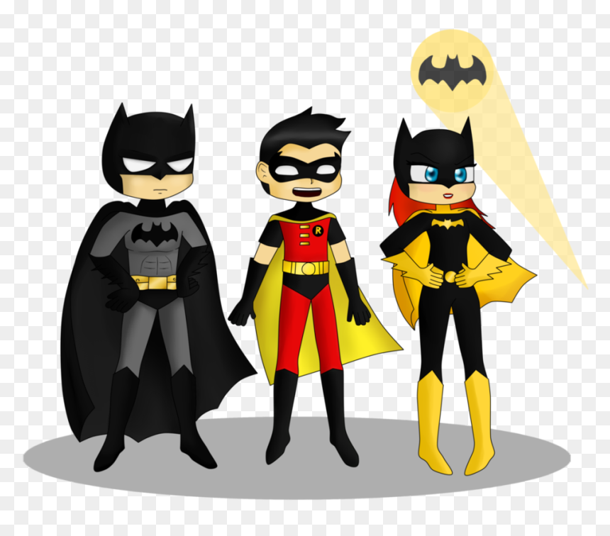 Batgirl By Benjahwizard On - Batman And Batgirl Png, Transparent Png - batman cartoon png