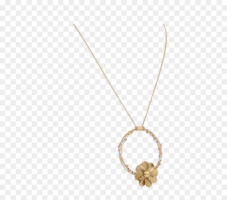 Rosy Round Necklace, Tricolor Gold - Pendant, HD Png Download - indian tricolor png