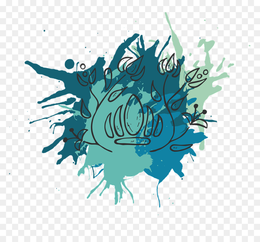 Flower Obstract, HD Png Download - abstract designs flowers png