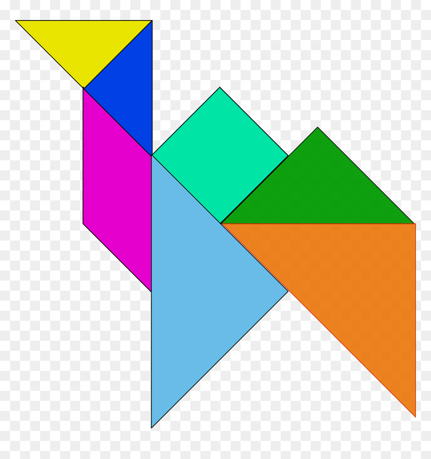 Camello Tangram, HD Png Download - tetris blocks png