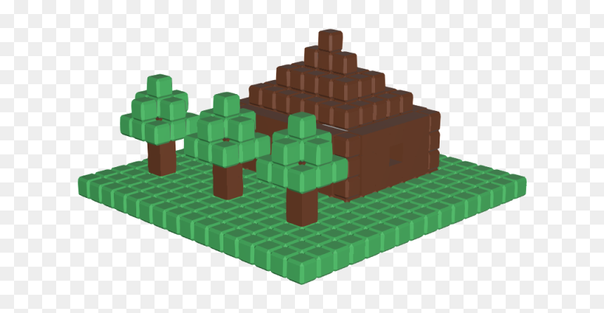 House, HD Png Download - grass block png