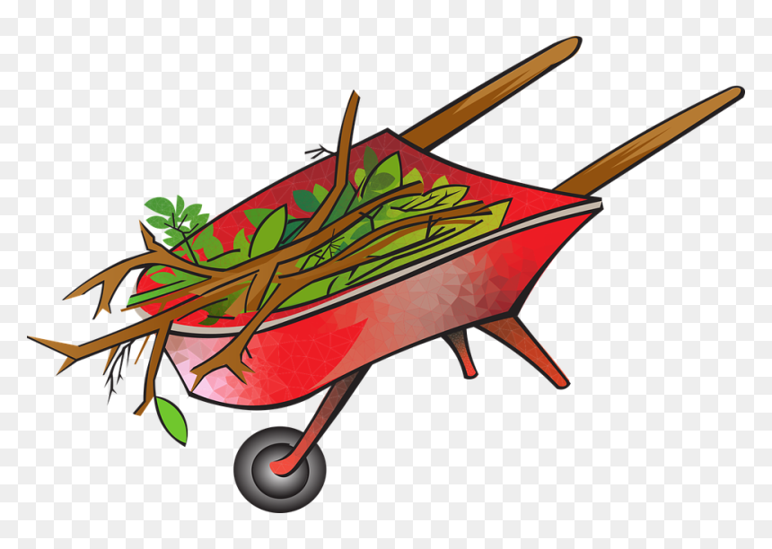 Carrinho De Mao Jardinagem Png, Transparent Png - wheelbarrow png