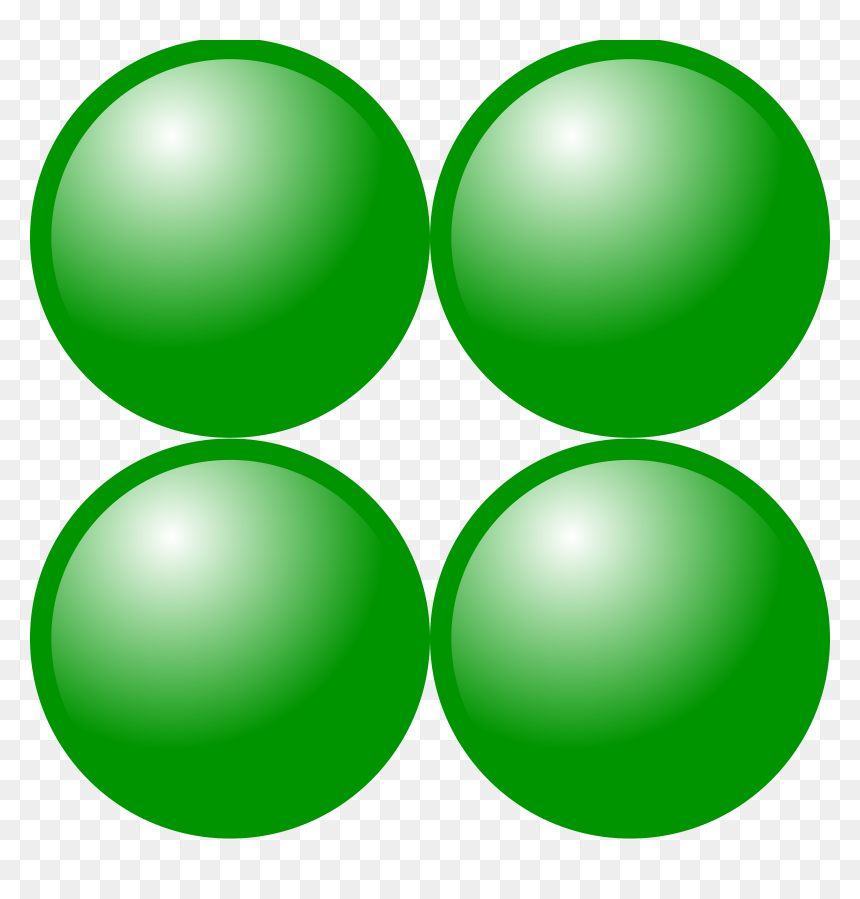 Beads Quantitative Picture For Multiplication Clip - Green Beads Clipart, HD Png Download - bead png