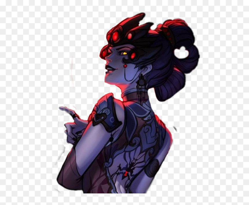 Widowmaker Black Lily Art, HD Png Download - overwatch gif png