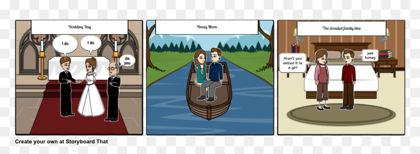 Cartoon, HD Png Download - wedding couple cartoon png