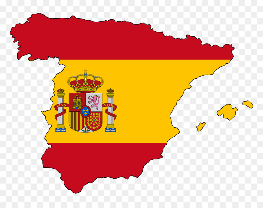 Spain Flag, HD Png Download - bienvenido png