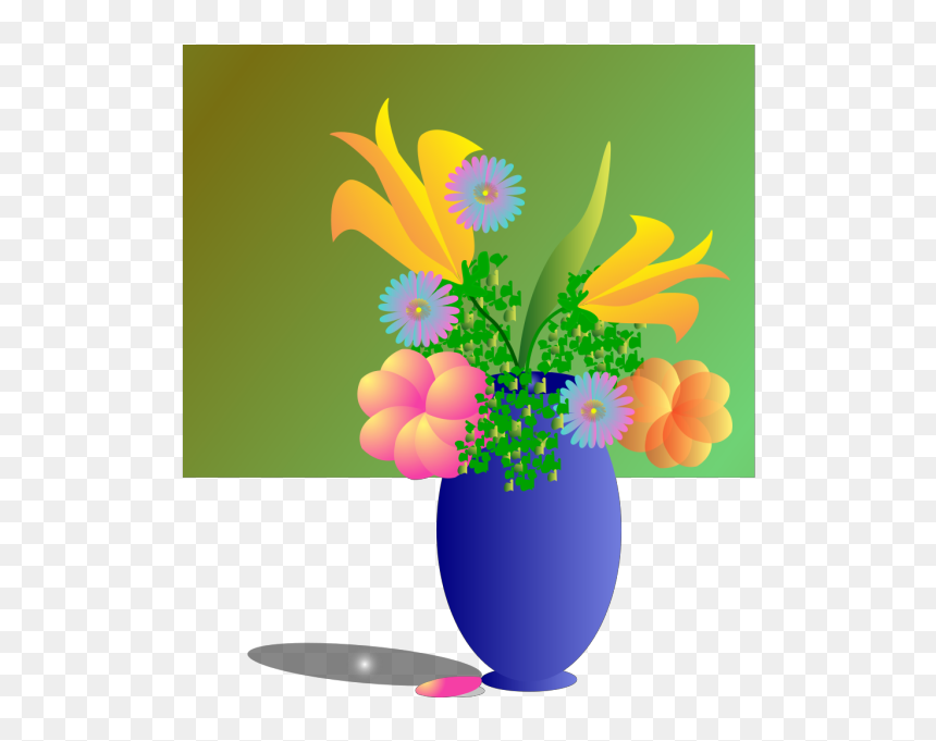 A Vase Of Flowers Png Icons - Bouquet Of Flowers Clip Art, Transparent Png - big flower vase png