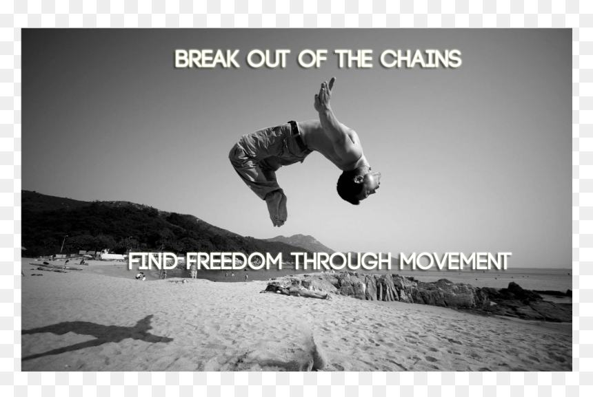 Parkour Backflip, HD Png Download - breaking chains png
