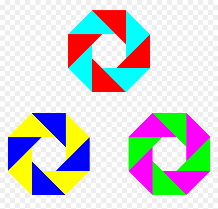 Half Squares 3 Octogons Clip Arts - Clip Art, HD Png Download - squares design png