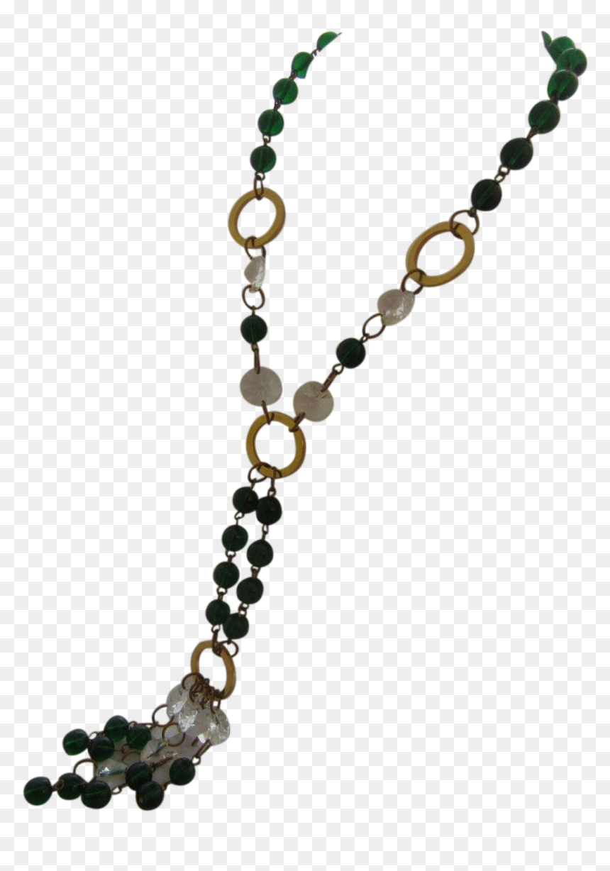 Gorgeous Green Poured Glass Bead Faceted Crystals - Bead, HD Png Download - bead png