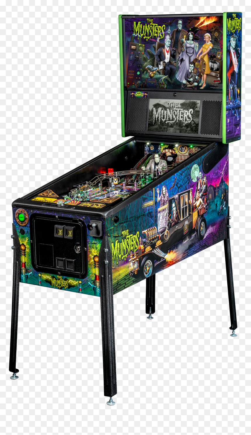 Pro - Munsters Pro Pinball, HD Png Download - pinball machine png