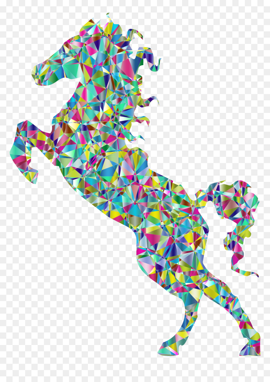 Chromatic Crystal Stallion Clip Arts - Dragon Outline, HD Png Download - crystal icon png