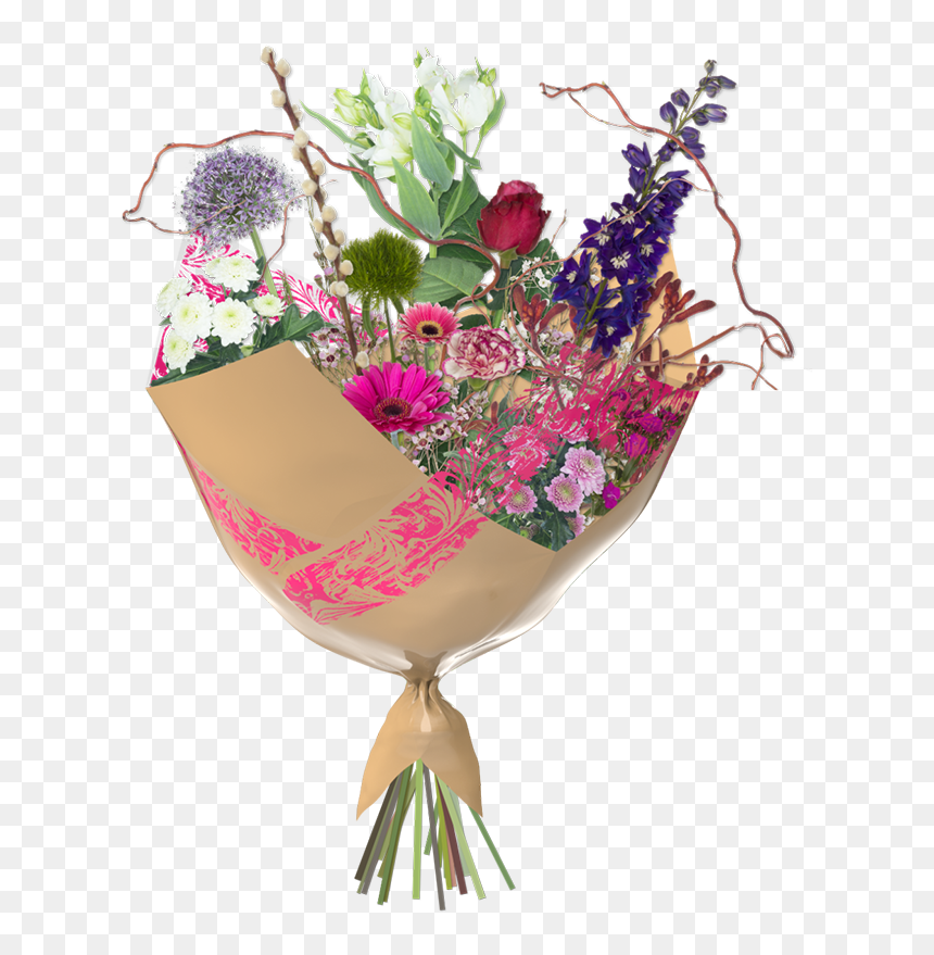 Bouquet, HD Png Download - flower arrangement png