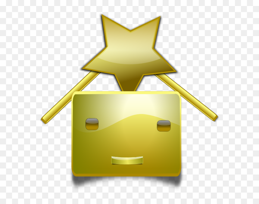 Oscarbid Home Button Svg Clip Arts - Transparent Background Gold Star Vector, HD Png Download - home button image png
