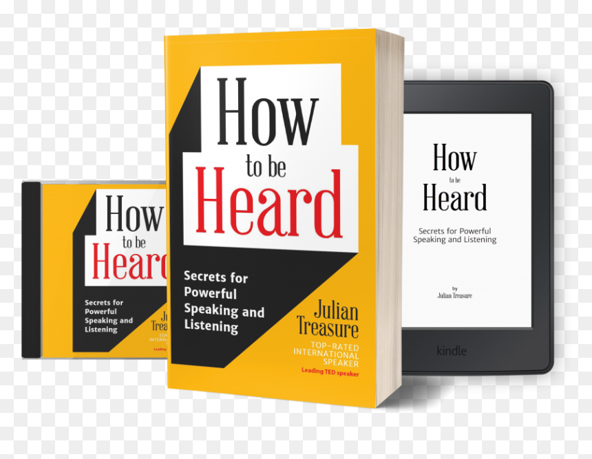 How To Be Heard - Book Cover, HD Png Download - ted talks logo png