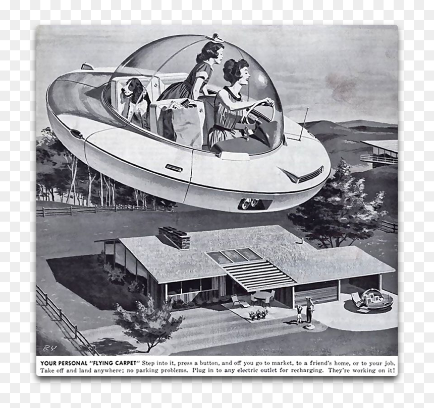 21st Century Flying Car - Your Personal Flying Carpet, HD Png Download - destroyed car png