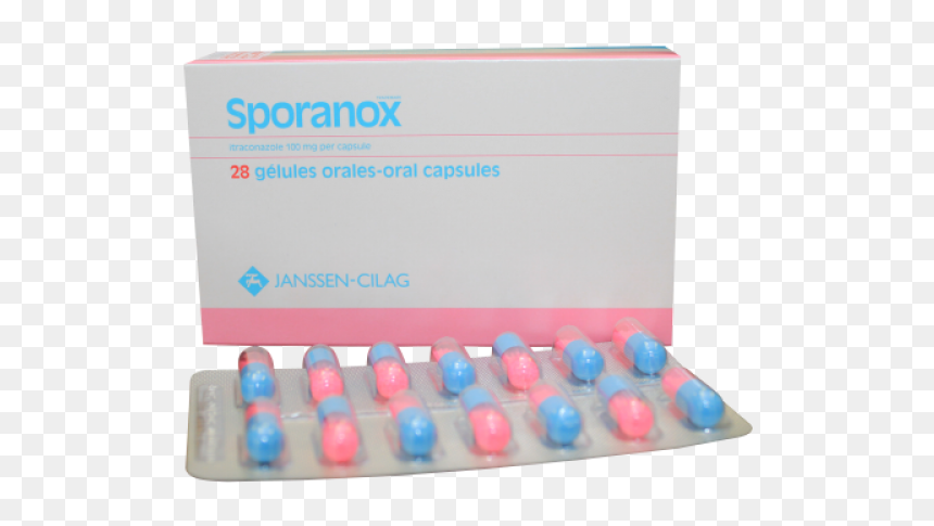 Sporanox Pulse Capsule 100 Mg 28"s - Pill, HD Png Download - medicine capsule png