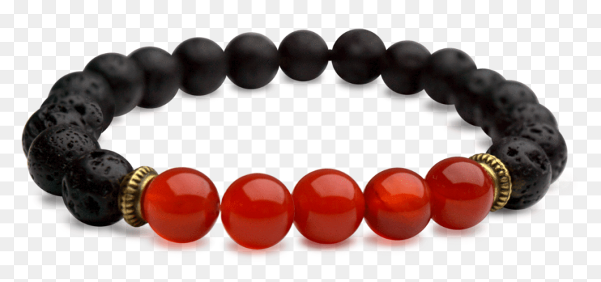 Red Agate Chakra Beaded Bracelet - Chakras Bracelet Png, Transparent Png - bead png