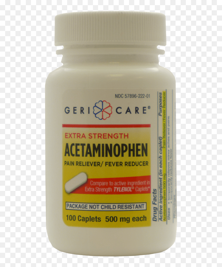 Extra Strength Pain Relief Caplets - Prescription Drug, HD Png Download - tylenol png
