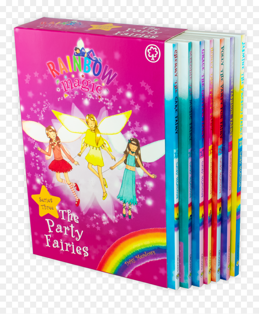 The Party Fairies Book Collection , Png Download - Rainbow Magic: The Party Fairies, Transparent Png - magic book png