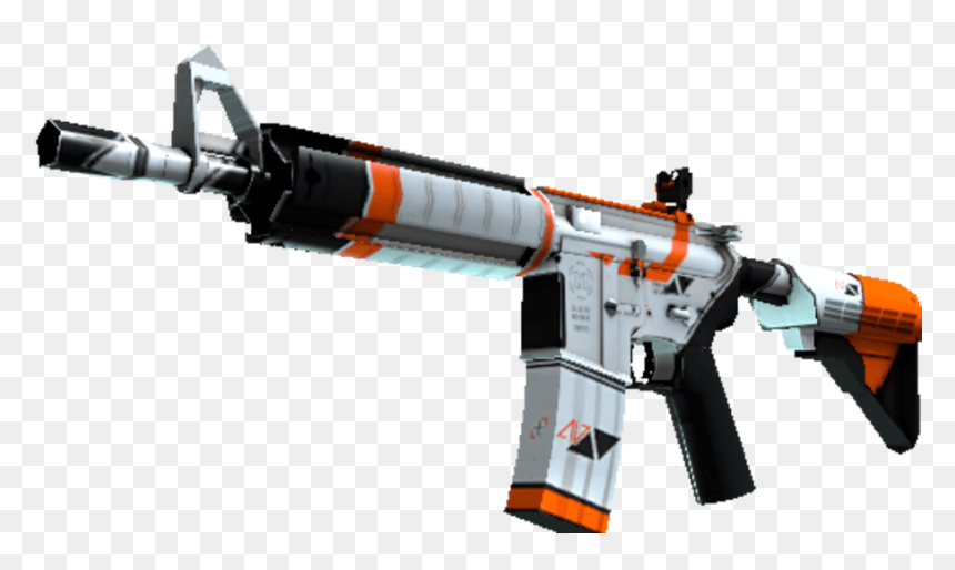 M4a4 Asiimov, HD Png Download - csgo skins png