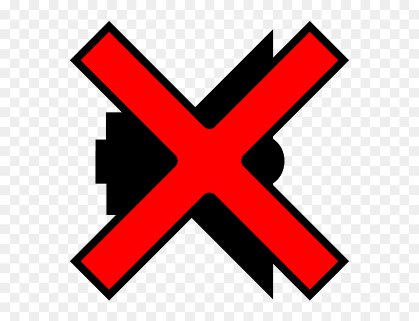 Speakers Off Png, Transparent Png - cross out sign png