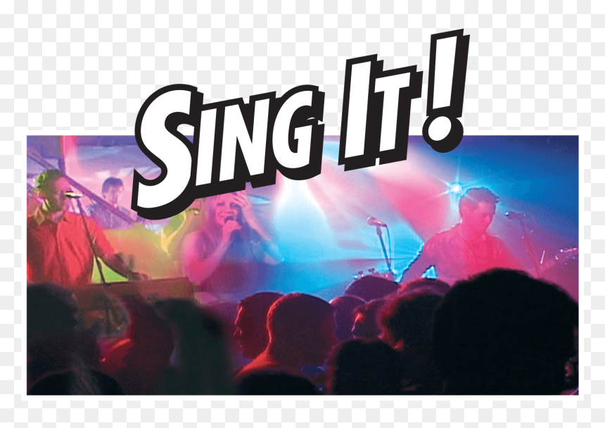 Sing It - Rock Concert, HD Png Download - sing movie png