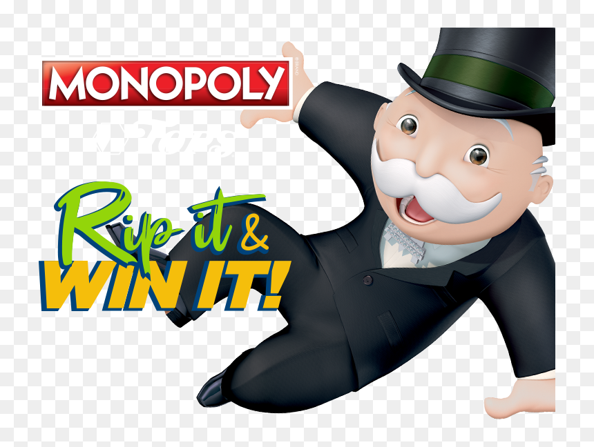 Mobile Monopoly Rip & Win - Cartoon, HD Png Download - monopoly guy png