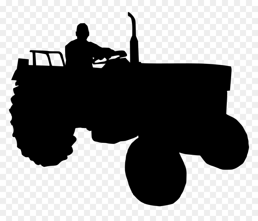 Tractor Silhouette Png, Transparent Png - tractor png images
