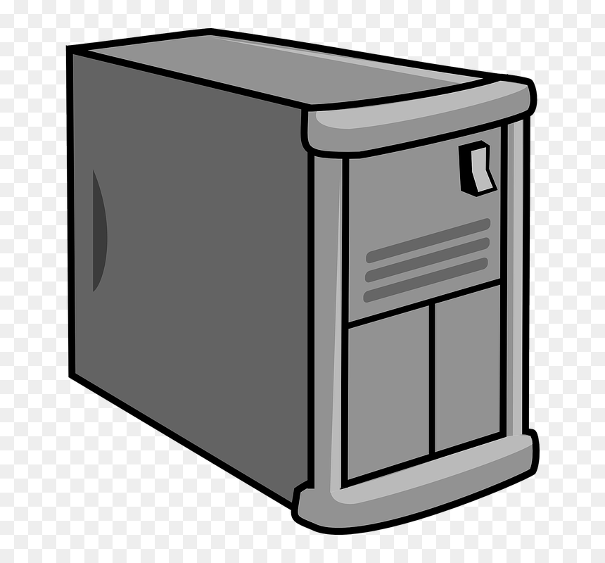Server Clipart Transparent, HD Png Download - pc tower png