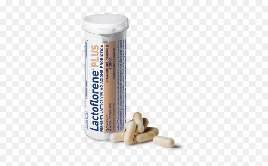 Lactoflorene Plus Capsule Tubo Montefarmaco - Lactoflorene Plus Capsule, HD Png Download - medicine capsule png