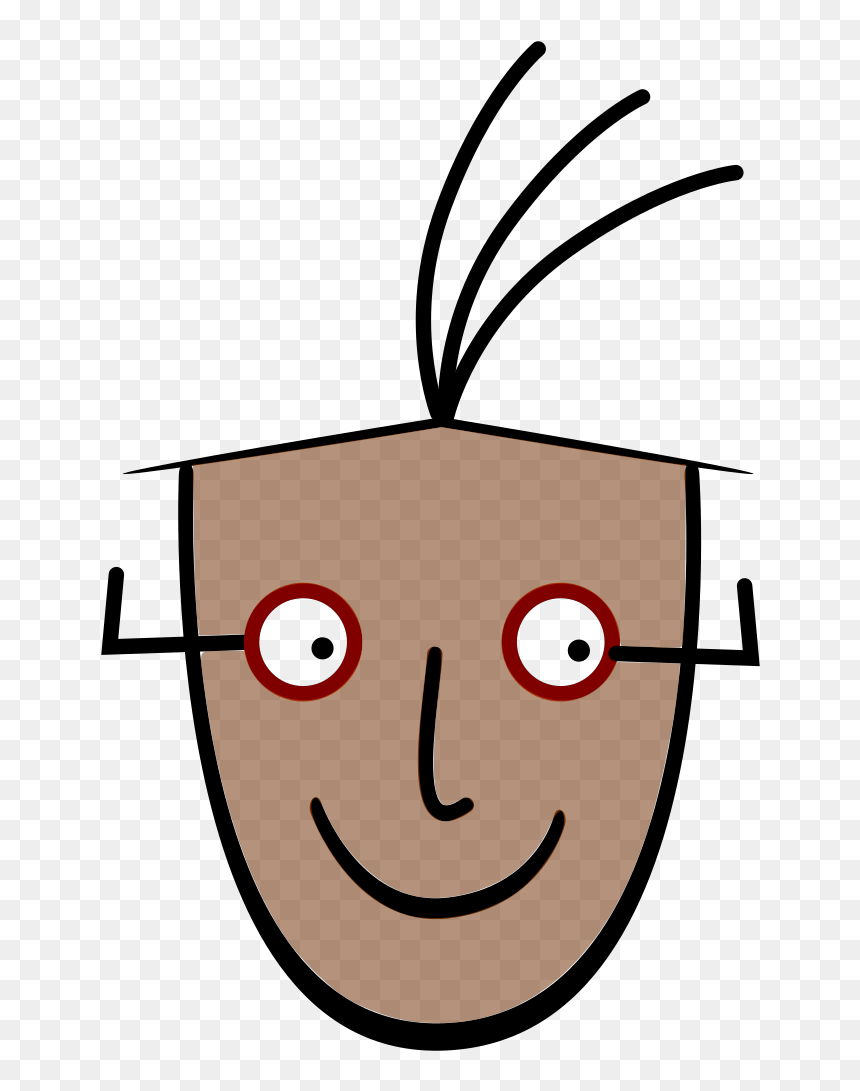 Clip Art, HD Png Download - man face vector png