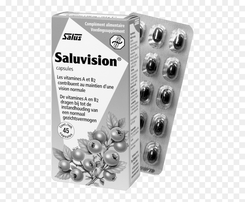 Salus Haus Saluvision®, Eye Protection Capsules - Saluvision, HD Png Download - medicine capsule png