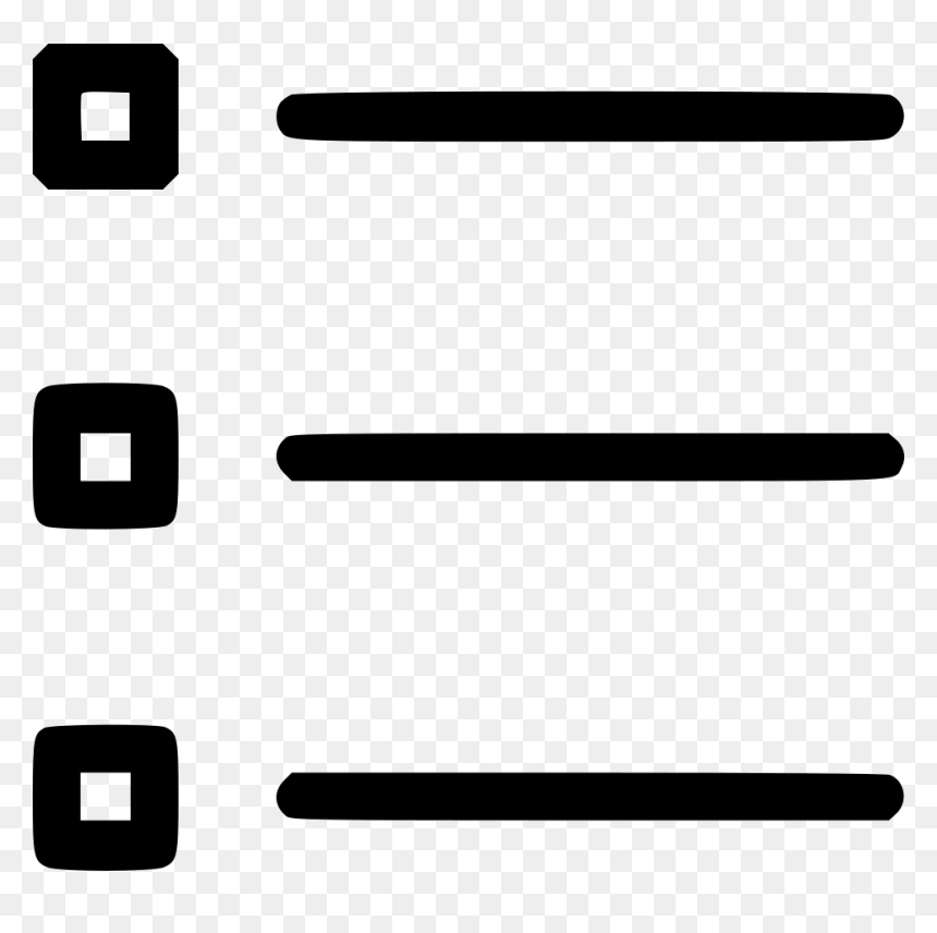 Bullets List - Список Значок, HD Png Download - blue bullets icon png
