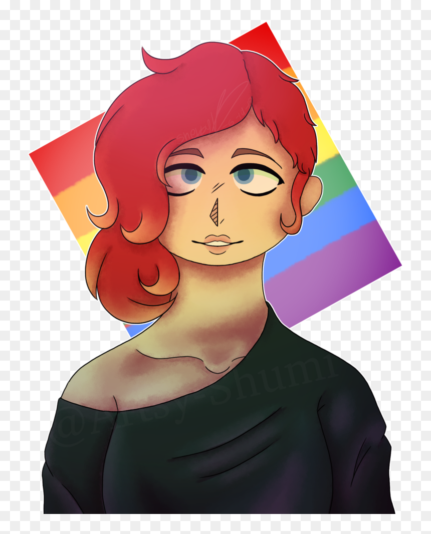 Artsy Drawing Portrait - Cartoon, HD Png Download - artsy png