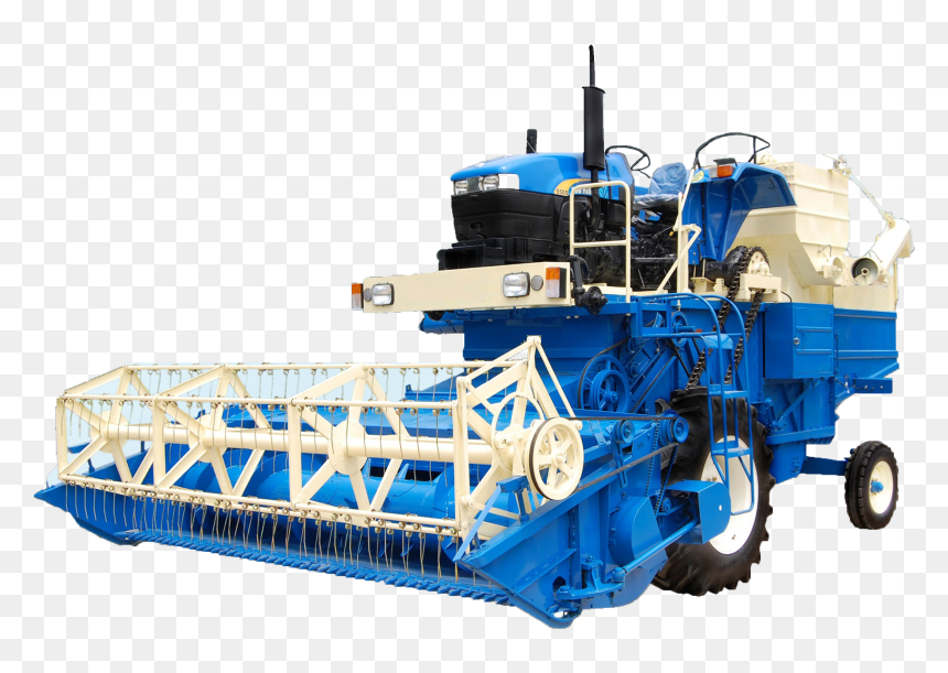 Combine Tractor Png - New Holland Tractor Harvester, Transparent Png - tractor png images