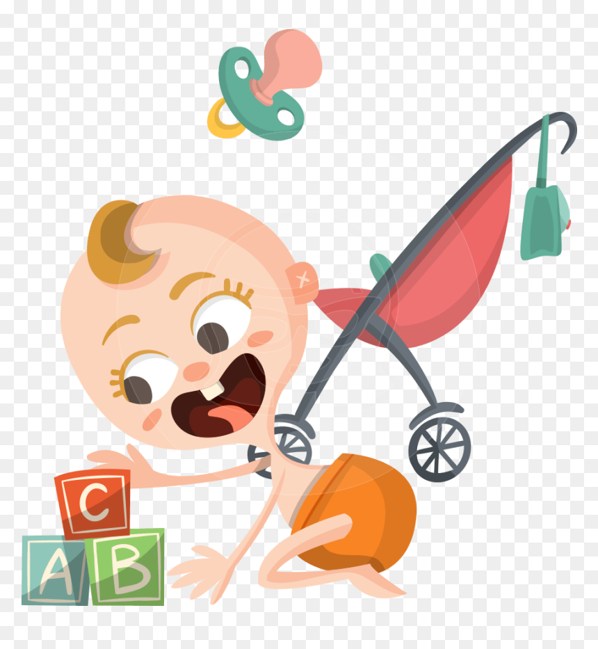 A Baby Themed Graphic Pack Containing Various, HD Png Download - baby graphic png