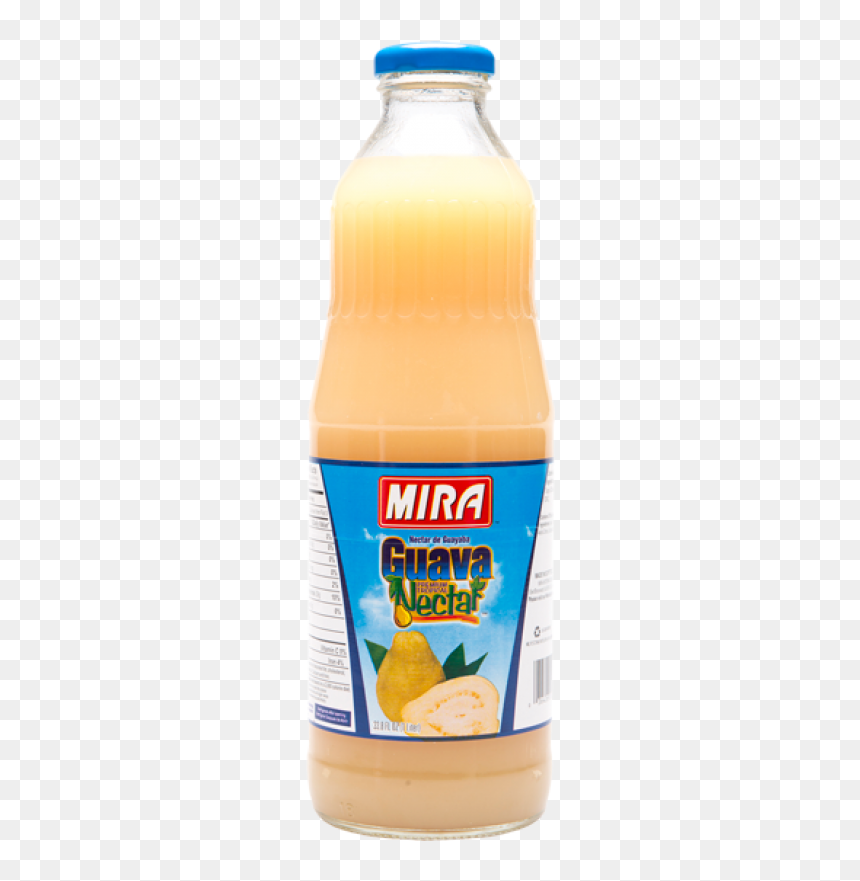 Mira White Guava Juice 1l - Orange Soft Drink, HD Png Download - mango juice glass png