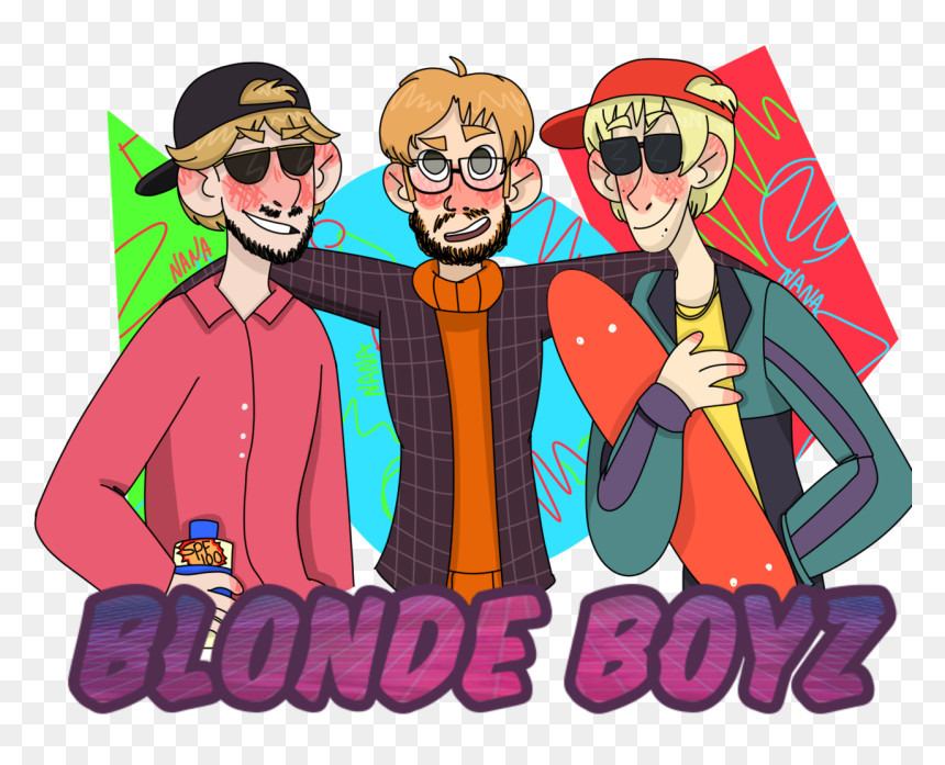 Blonde Boyz Png, Transparent Png - oneyng faces png