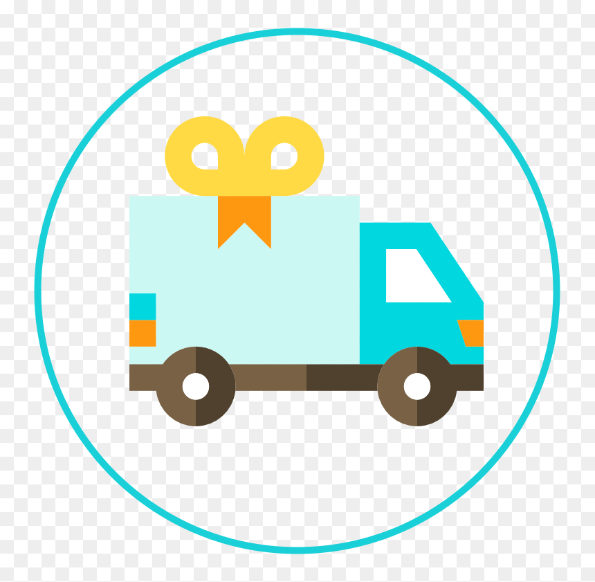 Birthday Party Icons Png, Transparent Png - fedex truck png