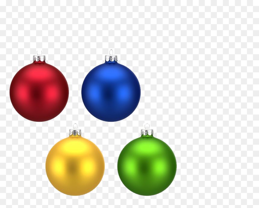 Christmas Ball Png Background - Christmas Ornament, Transparent Png - ball png transparent background