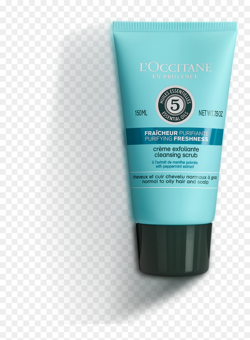 Display View 1/1 Of Aromachologie Purifying Freshness - L Occitane Hair Scalp Scrub, HD Png Download - scrub png
