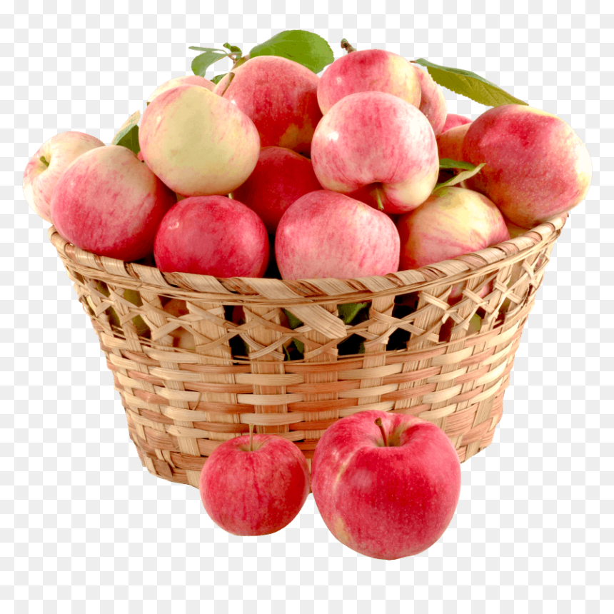 Basket Of Apples Transparent Background, HD Png Download - empty basket png