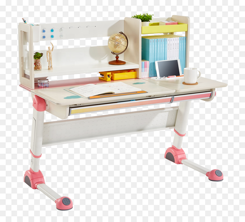 Desk, HD Png Download - study table top view png