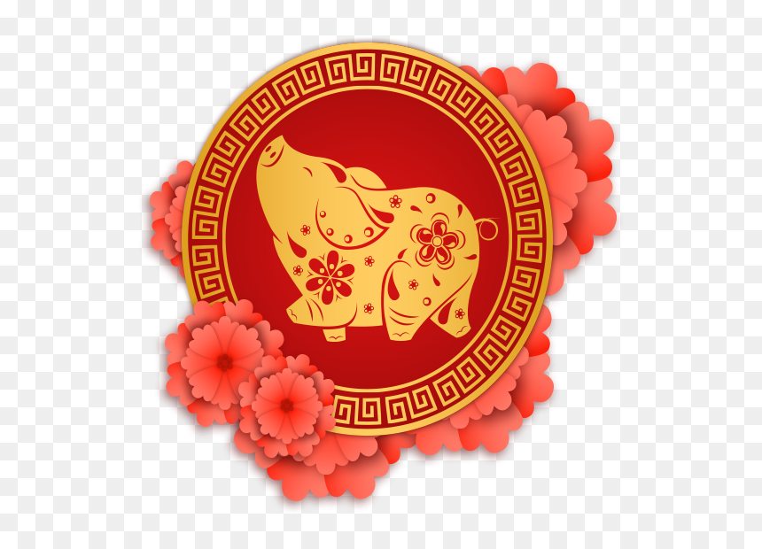 Chinese New Year 2019 Transparent, HD Png Download - new year icon png