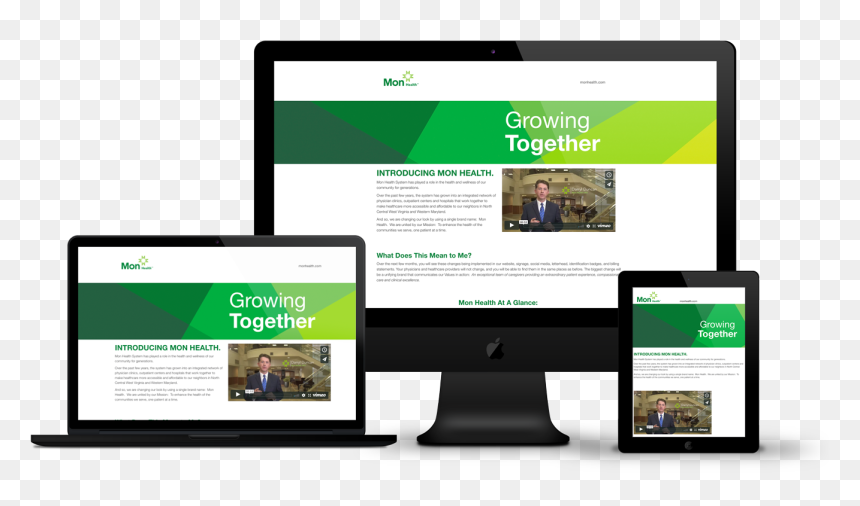 Mon Health Montage - Web Design, HD Png Download - montage png